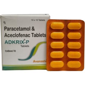 Adkrix P Paracetamol Aceclofenac Tablets