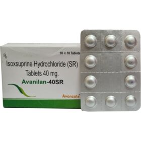 Avanilan 40 SR Isoxsuprine Hydrochloride SR Tablets