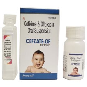 Cefzate OF Cefixime Ofloxacin Oral Suspension