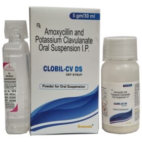 Clobil CV DS Amoxycillin Potassium Clavulanate Oral Suspension IP