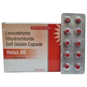 Valsiz SG Levocetrizine Dihydrochloride Soft Gelatin Capsule