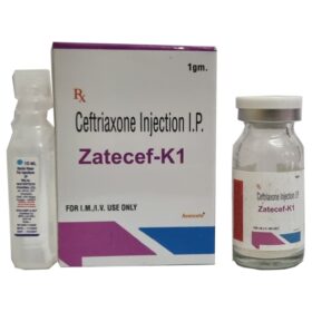 Zatecef K1 Ceftriaxone Injection