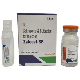 Zatecef SB Ceftriaxone Sulbactam Injection